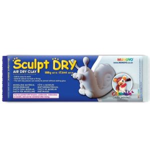 Air dry clay 500 gr. - White