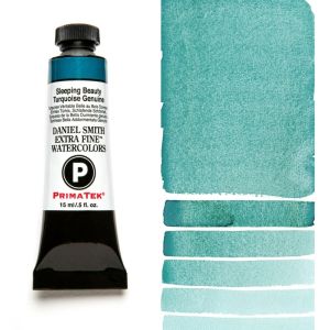 DANIEL SMITH PrimaTek Sleeping Beauty Turquoise Genuine Watercolor 15 ml. - World`s finest artists` paints