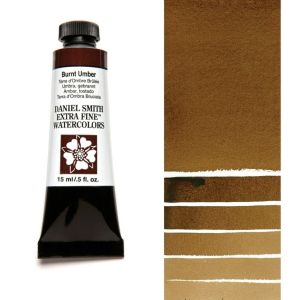 DANIEL SMITH Extra Fine™ Burnt Umber Watercolor 15 ml. - World`s finest artists` paints