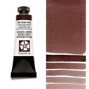 DANIEL SMITH Extra Fine™ Raw Umber Violet Watercolor 15 ml. - World`s finest artists` paints