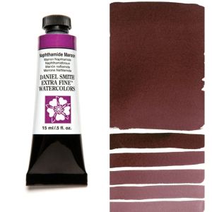 DANIEL SMITH Extra Fine™ Naphthamide Maroon Watercolor 15 ml. - World`s finest artists` paints