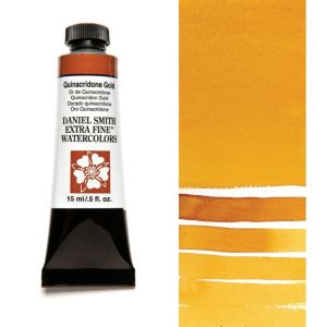 DANIEL SMITH Extra Fine™ Quinacridone Gold Watercolor 15 ml. - World`s finest artists` paints