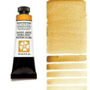 DANIEL SMITH Extra Fine™ Verona Gold Ochre Watercolor 15 ml. - World`s finest artists` paints