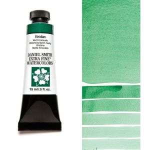 DANIEL SMITH Extra Fine™ Viridian Watercolor 15 ml. - World`s finest artists` paints