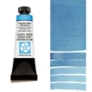 DANIEL SMITH Extra Fine™ Cerulean Blue Chromium Watercolor 15 ml. - World`s finest artists` paints