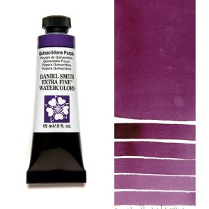 DANIEL SMITH Extra Fine™ Quinacridone Purple Watercolor 15 ml. - World`s finest artists` paints