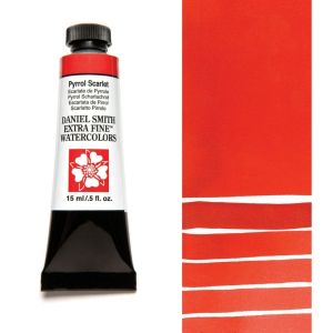 DANIEL SMITH Extra Fine™ Pyrrol Scarlet Watercolor 15 ml. - World`s finest artists` paints