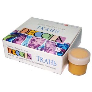 Colorс for fabric DECOLA Set of 9 x 20 ml