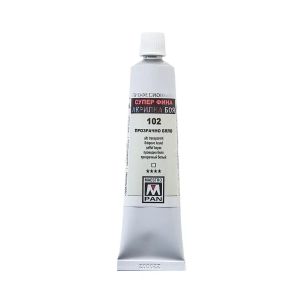 Acrylic paint Maestro Pan 45ml. - Transparent white 102