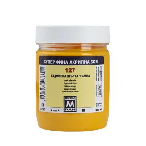 Acrylic paint Maestro Pan 45ml. - Kadmium yellow deep 127
