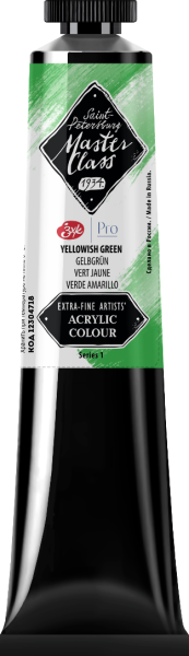 MASTER CLASS PRO ACRYLIC 46ml. - No.718 Yellowish green