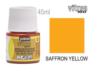 Glass paint - 02 Saffron yellow, PEBEO Vitrea 160