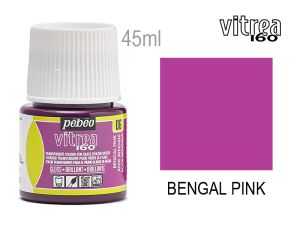 Glass paint - 06 BENGAL PINK, PEBEO Vitrea 160