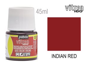 Glass paint - 05 INDIAN RED, PEBEO Vitrea 160