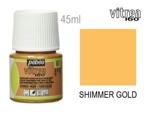 Боя за стъкло - 67 Злато, PEBEO Vitrea 160