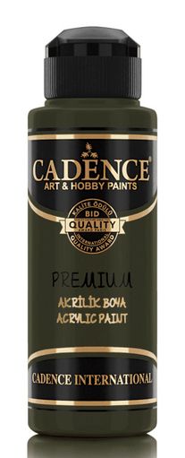 Premium Semi Matt Acrylic Paint CADENCE 120 ml - 8012 Khaki Green