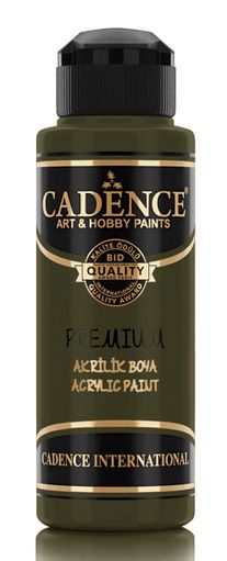 Premium Semi Matt Acrylic Paint CADENCE 120 ml - 8010 Walnut Green