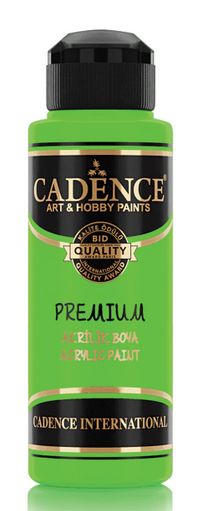 Premium Semi Matt Acrylic Paint CADENCE 120 ml - 3 Fluorescent Green