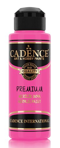Premium Semi Matt Acrylic Paint CADENCE 120 ml - 9991 Fluorescent rose