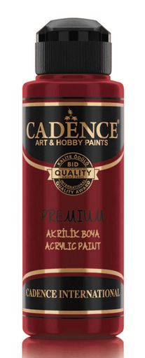 Premium Semi Matt Acrylic Paint CADENCE 120 ml - 0011 Blood red
