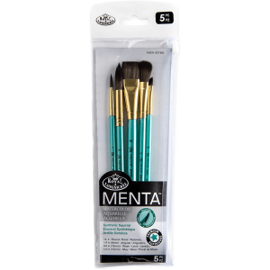 R&L Menta четки синтетика – комплект 5 броя (RMEN-SET882)