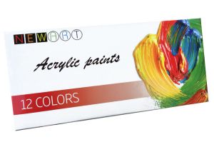 Acrylic Colour Set NEW ART 12 x 12 ml