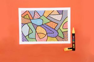 POSCA acrylic pen PC-8K - Orange