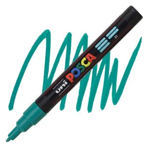 POSCA acrylic pen PC-3M - Emerald green