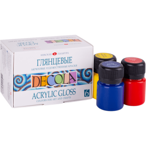 Acrylic Colour DECOLA Set 6 x 20 ml