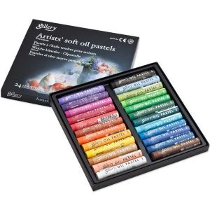 Soft oil pastels set of 24 colors