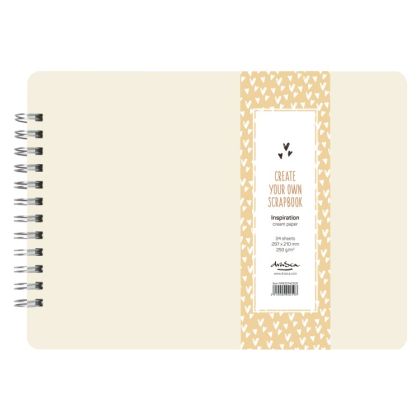 'Scrapbook Inspiration' Кремав картон 250g 24 листа, формат А4
