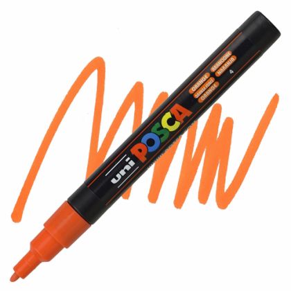 POSCA acrylic pen PC-3M - Orange