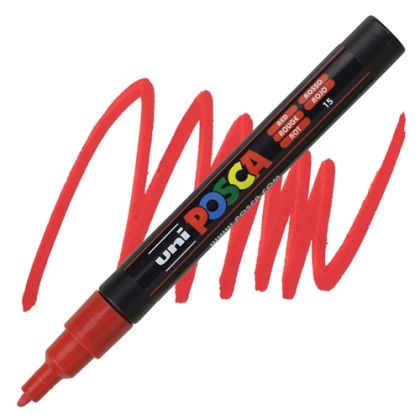 POSCA акрилен маркер PC-3M - Червен