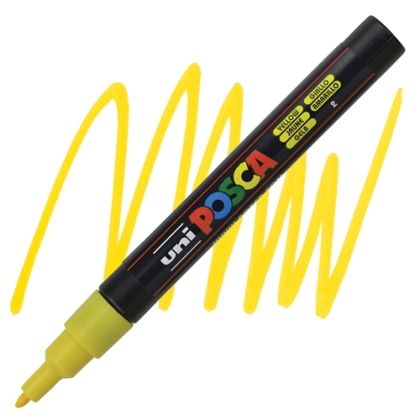 POSCA акрилен маркер PC-3M - Жълт