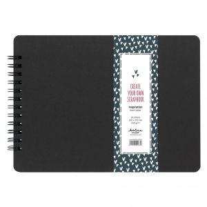 'Scrapbook Inspiration' Черен картон 250g 24 листа, формат A4
