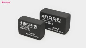 Hwarang 4B Design Black Eraser 200AB – Made in Korea
