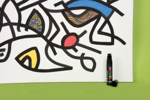 POSCA acrylic pen PC-17K 15 mm - Gold