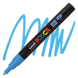 POSCA acrylic pen PC-3M - Light blue